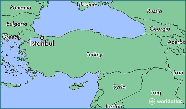 Turquie Carte Dans La Carte Du Monde La Turquie Carte